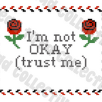 Screamed In 2006 DIY Cross Stitch Kit
