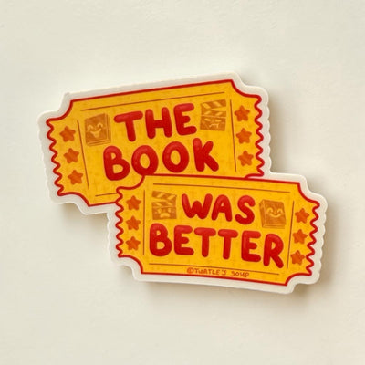 Book was better vinyl sticker