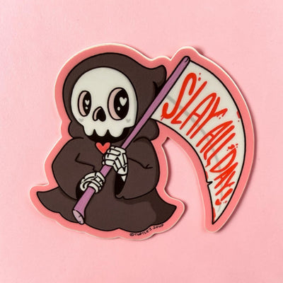Slay all day vinyl sticker