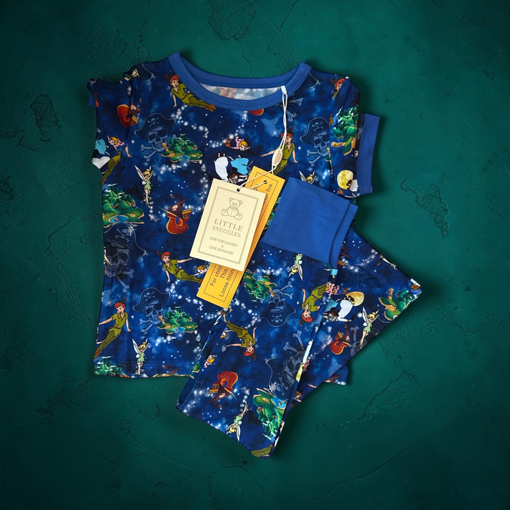 Lost boys & bedtime bamboo shorts/pants pajama set