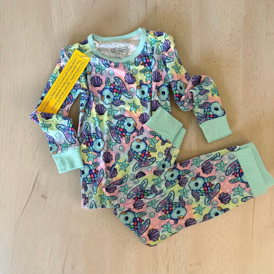Rainbow Reef Bamboo Long Sleeve pajama set