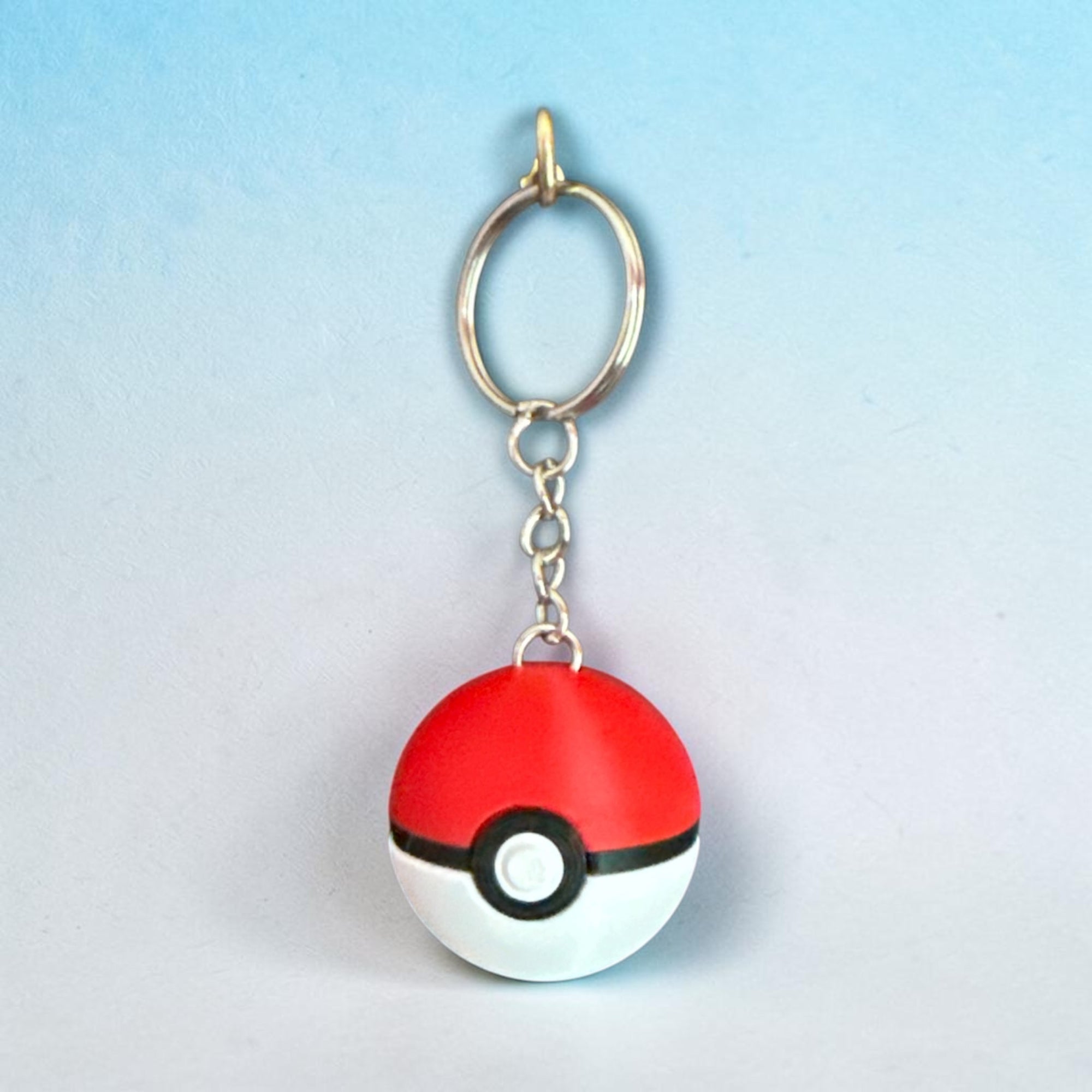 Pokeball keychain