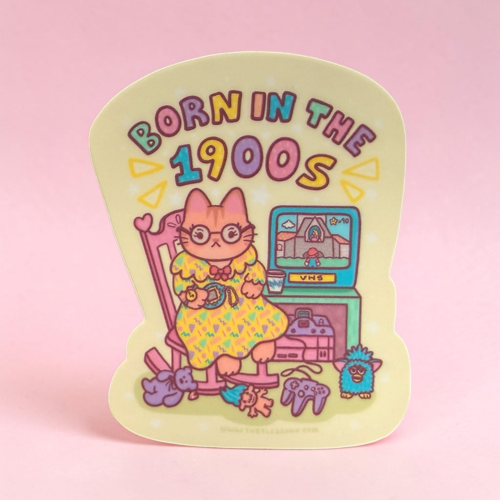 1900s vinyl sticker