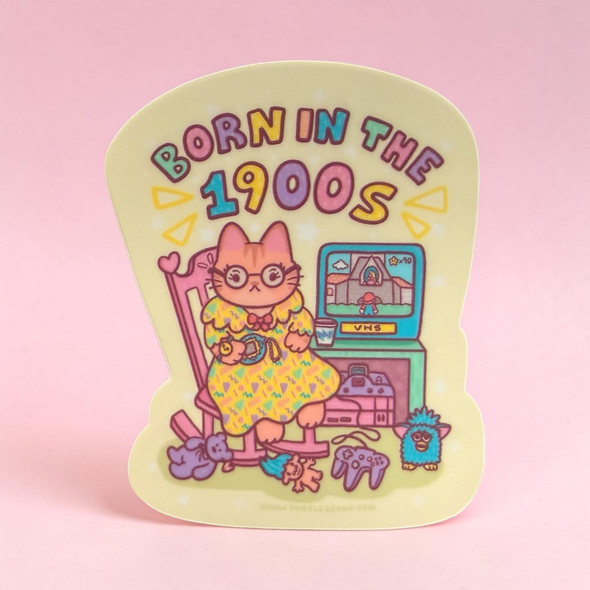 1900s vinyl sticker