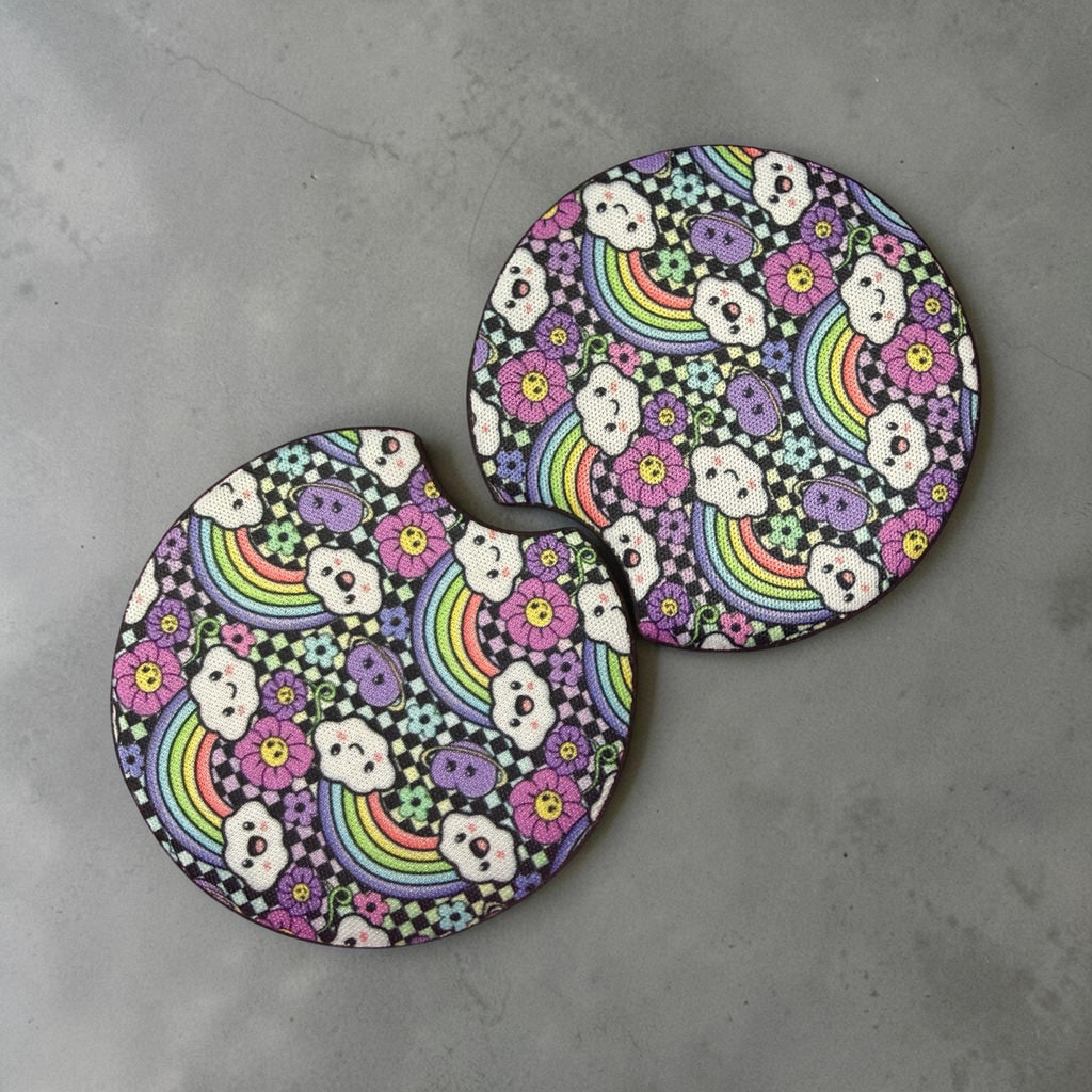 Cloud nine car coasters