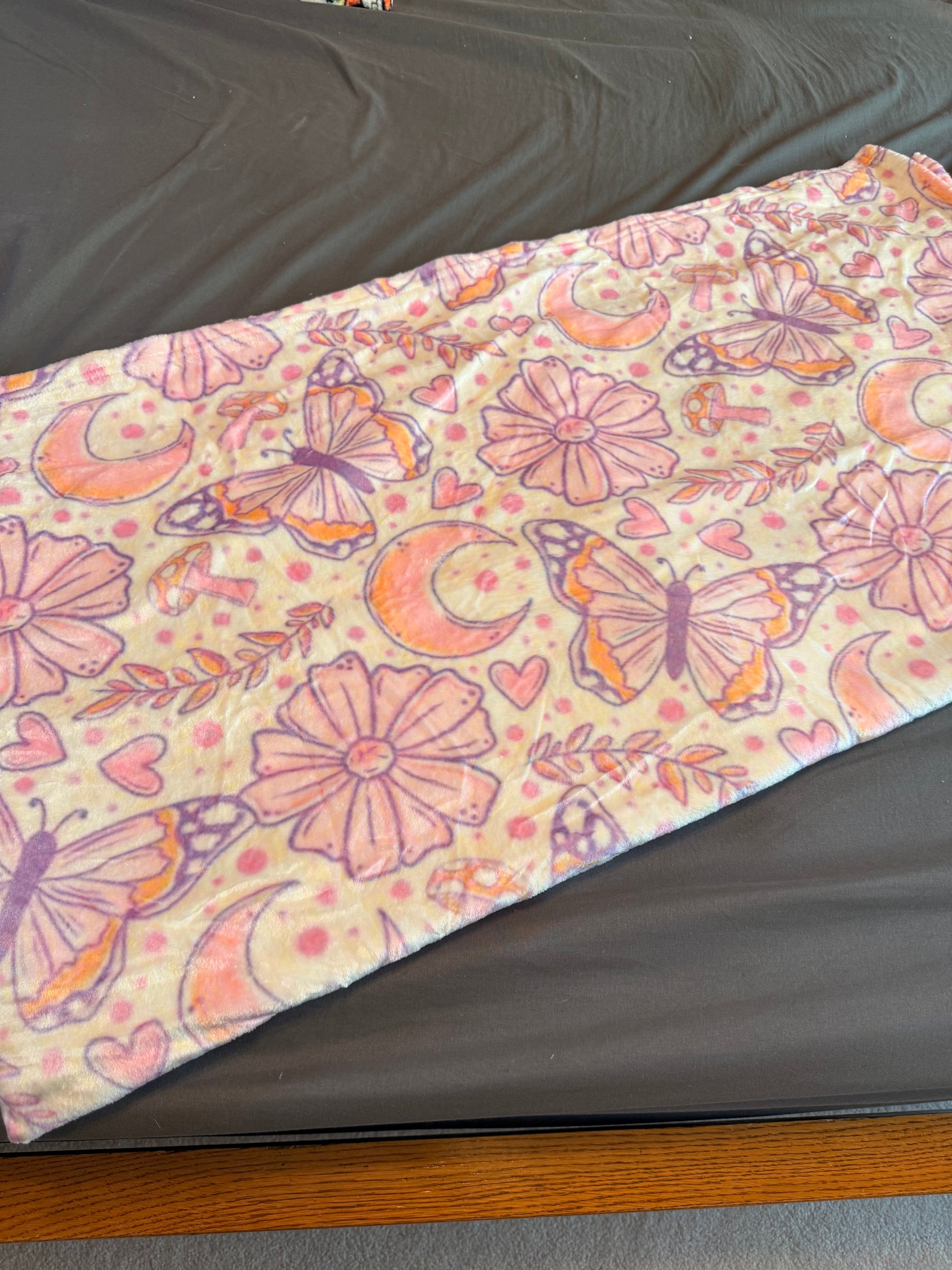 Moonlit Meadow Plush Blanket