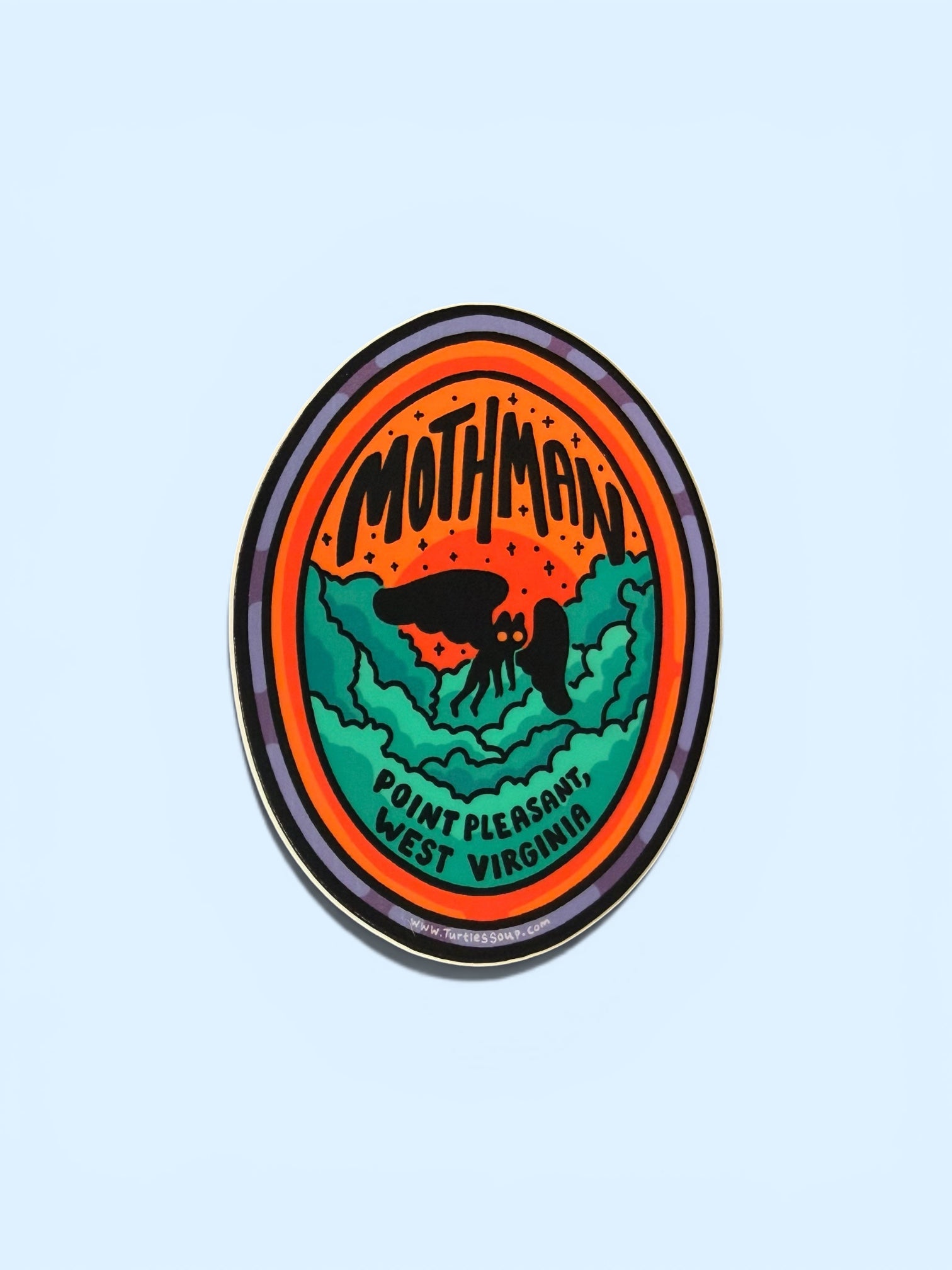 Mothman vinyl sticker