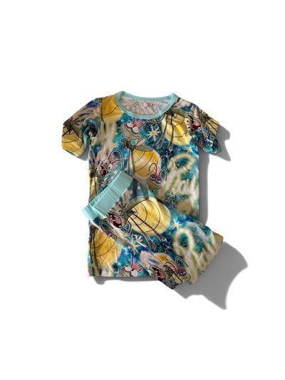 Flashing Bug Dreams Bamboo Shorts pajamas