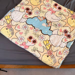 Waddles & Wildflowers Plush Blanket