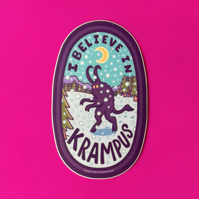 Krampus vinyl sticker