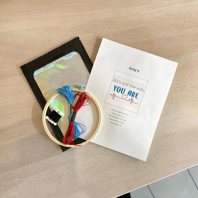 You are the sun DIY cross stitch kit