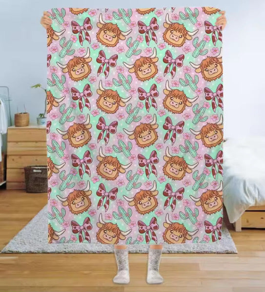 Highland Hugs Plush Blanket