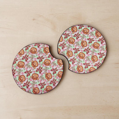 Highland hugs car coasters