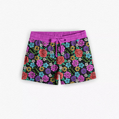 Midnight Garden Bamboo Lounge Shorts