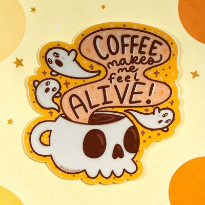Coffee vinyl sticker