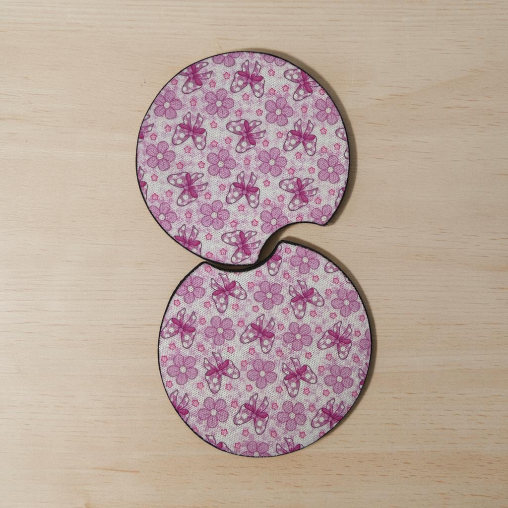 Big bow energy car coasters
