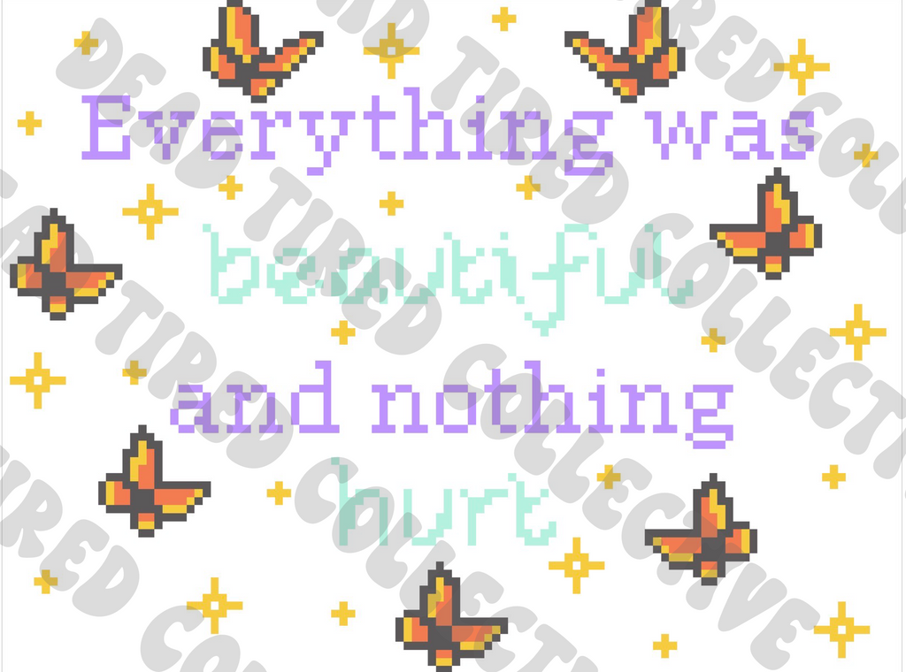 Nothing Hurt DIY Cross Stitch Kit